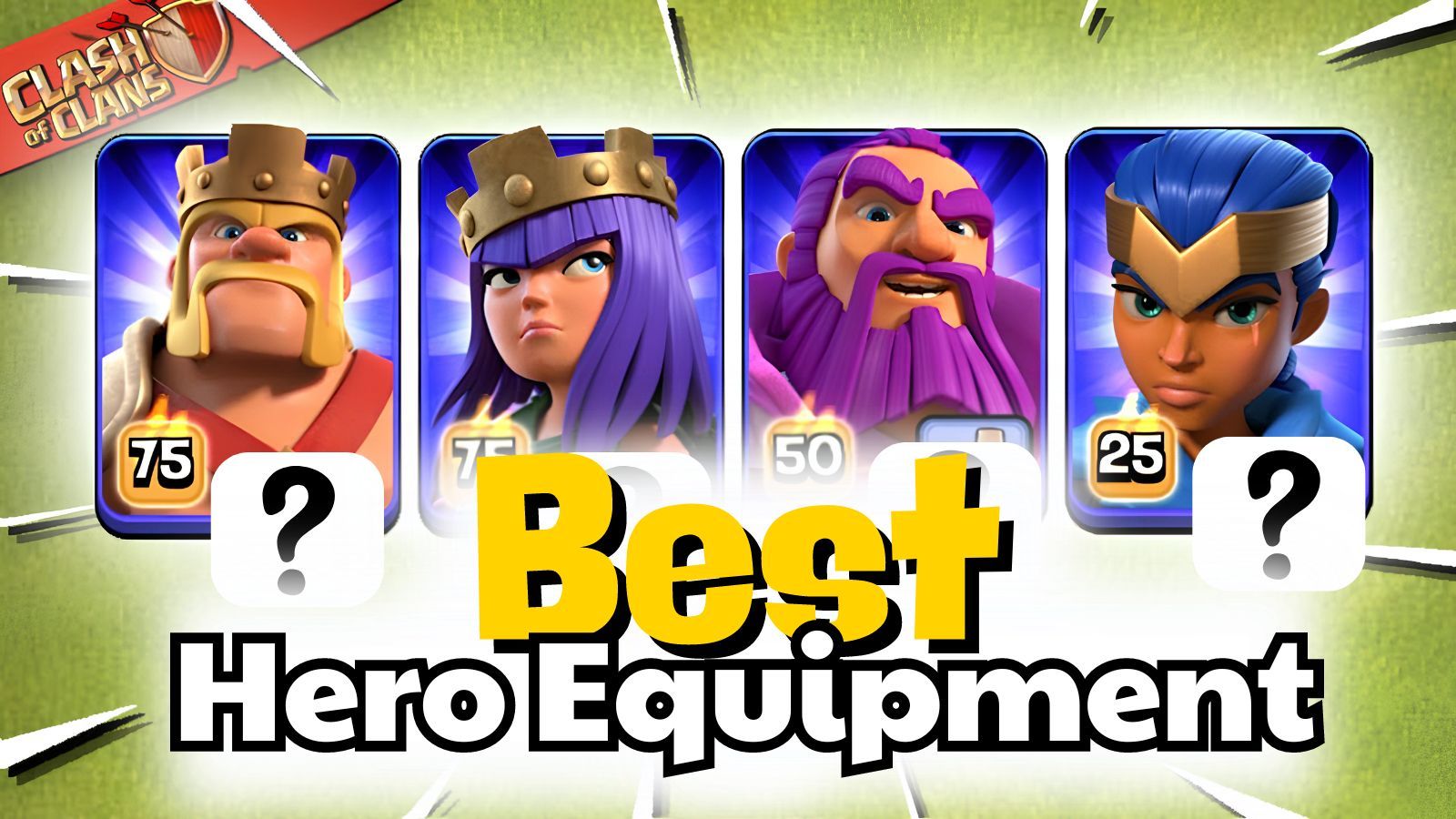 Best Hero Equipment Clash Of Clans