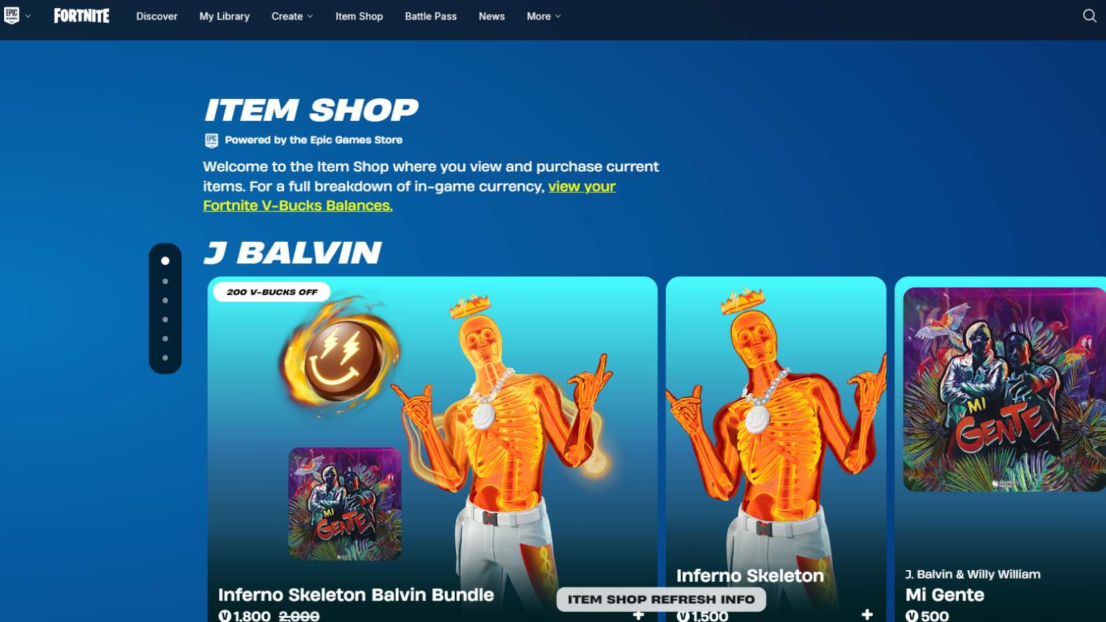 Fortnite Item Shop